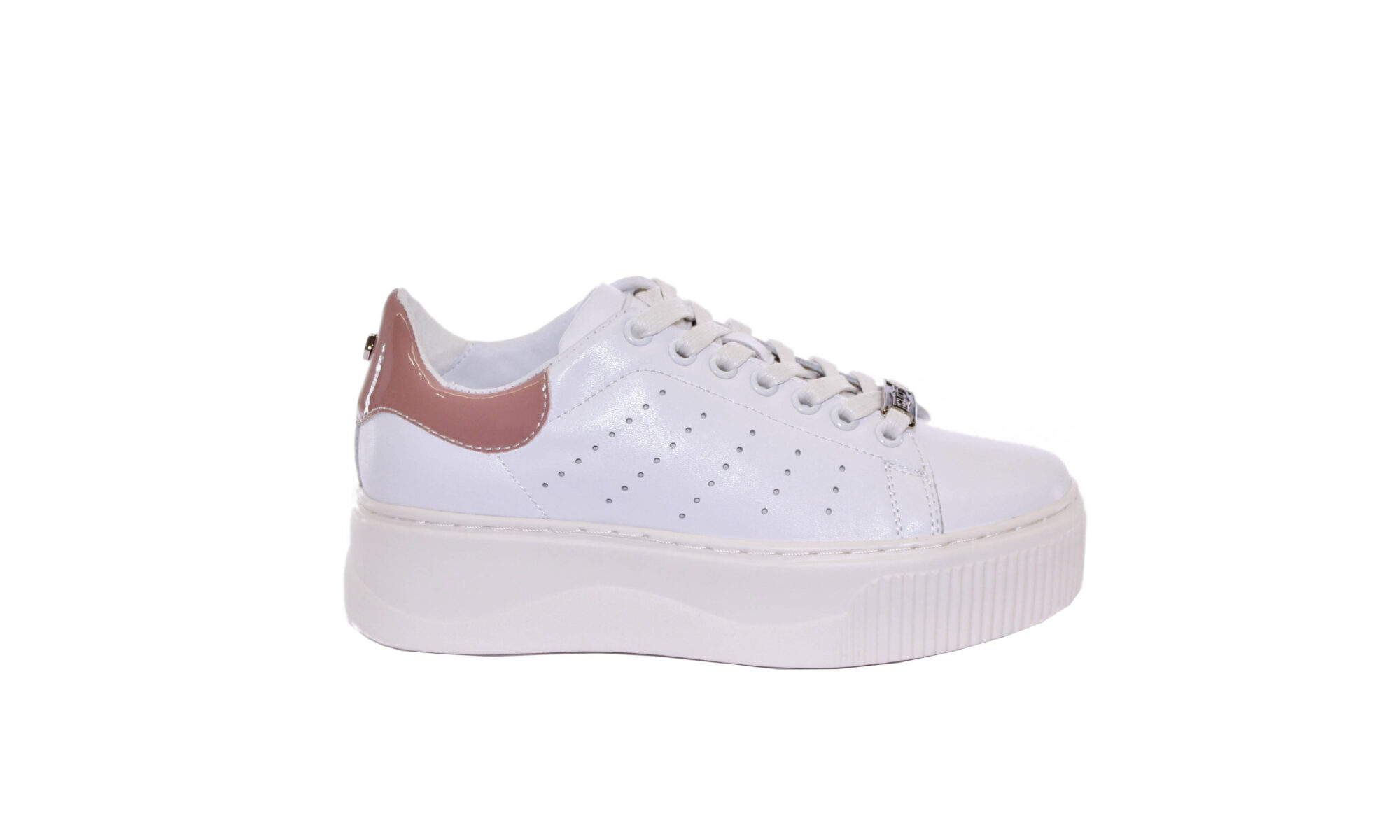 Sneakers Cult bianca e rosa
