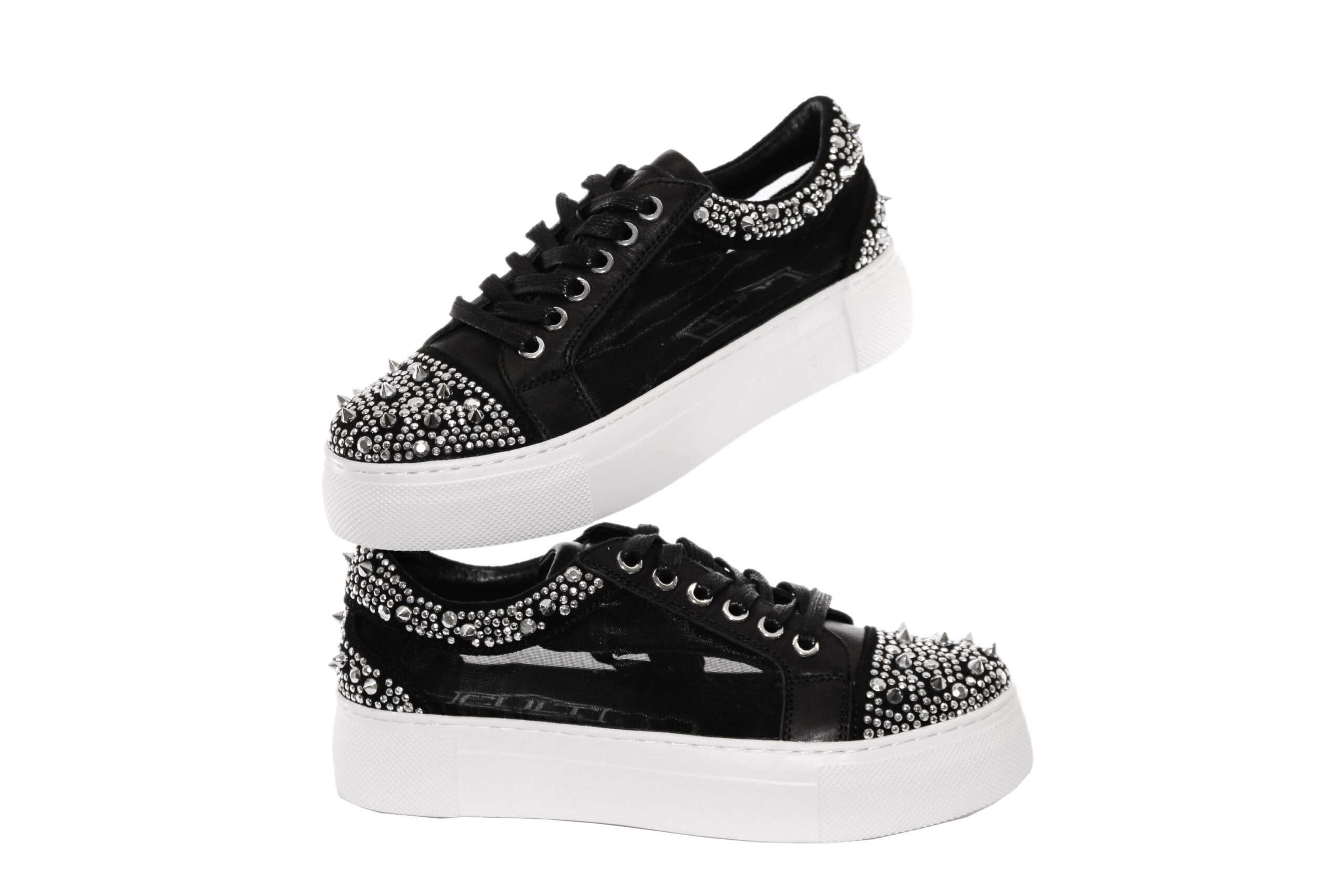 SNEAKERS CULT NERE IN RETE - immagine 2